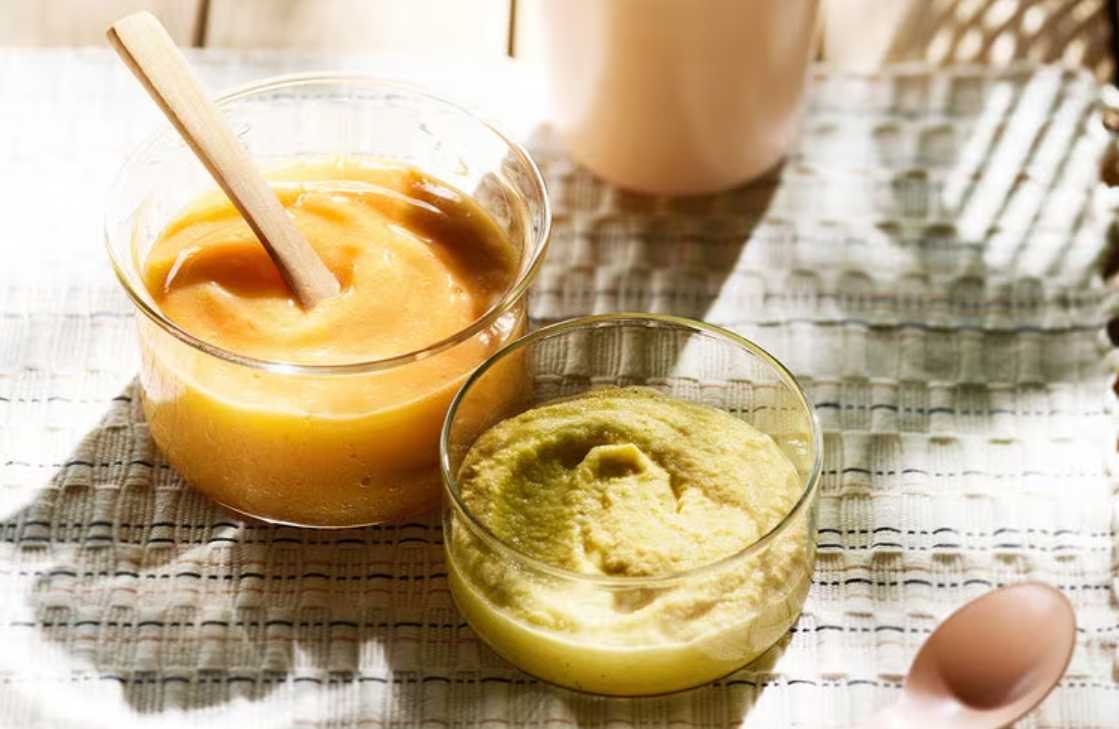 Cantaloupe and Mango Baby Food